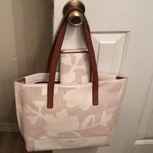 Fossil Tote and Matching Wallet